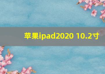 苹果ipad2020 10.2寸